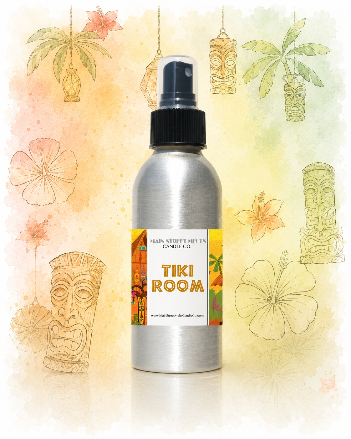 Tiki Room Room Spray - Disney Inspired Scent - 4oz Fragrance