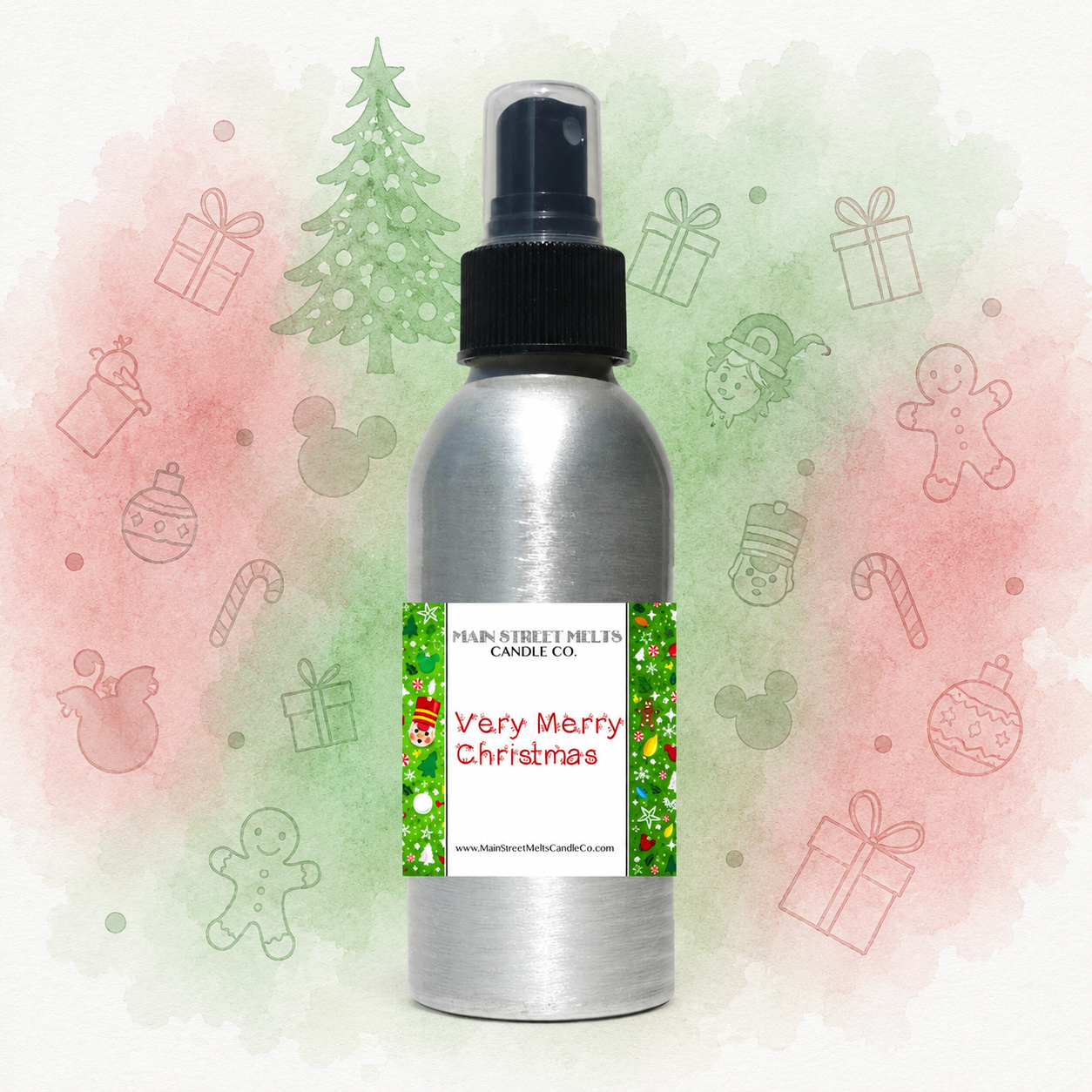 Very Merry Christmas Party Room Spray - Disney Inspired Scent - 4oz Fragrance