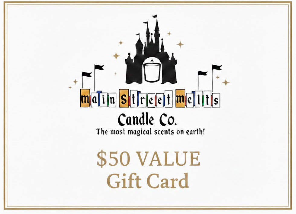 Main Street Melts Candle Co. $50 GIFT CARD