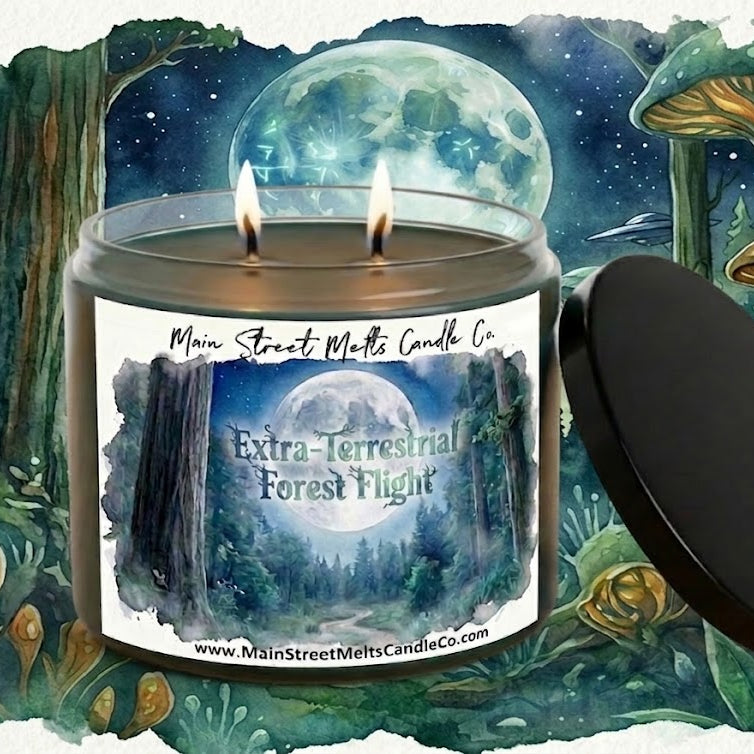 Extra-Terrestrial Forest Flight | Magic Inspired Scented Soy Candle - ET Ride Fragrance