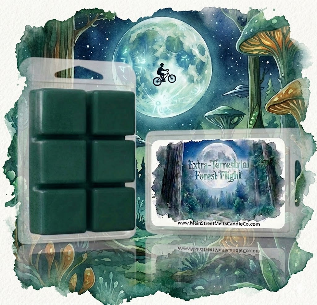 Extra-Terrestrial Forest Flight | Magic Inspired Wax Melt - Scented Soy Candle Tart