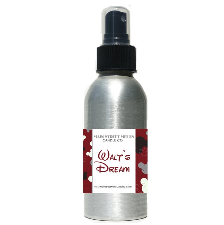 Walt's Dream Cherry Tobacco Room Spray - Disney Inspired Scent - 4oz Fragrance