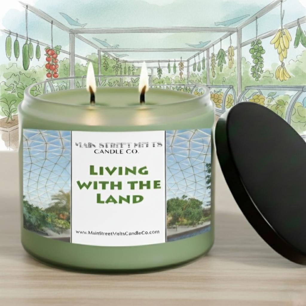 Living with the Land | Disney Inspired Scented Soy Candle - Herb Garden Epcot Fragrance