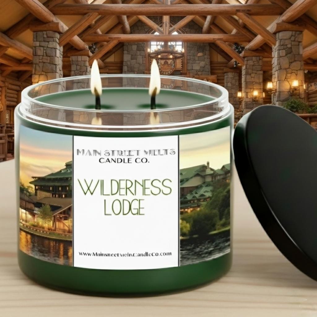 Wilderness Lodge | Disney Inspired Scented Soy Candle - Resort Lobby Fragrance