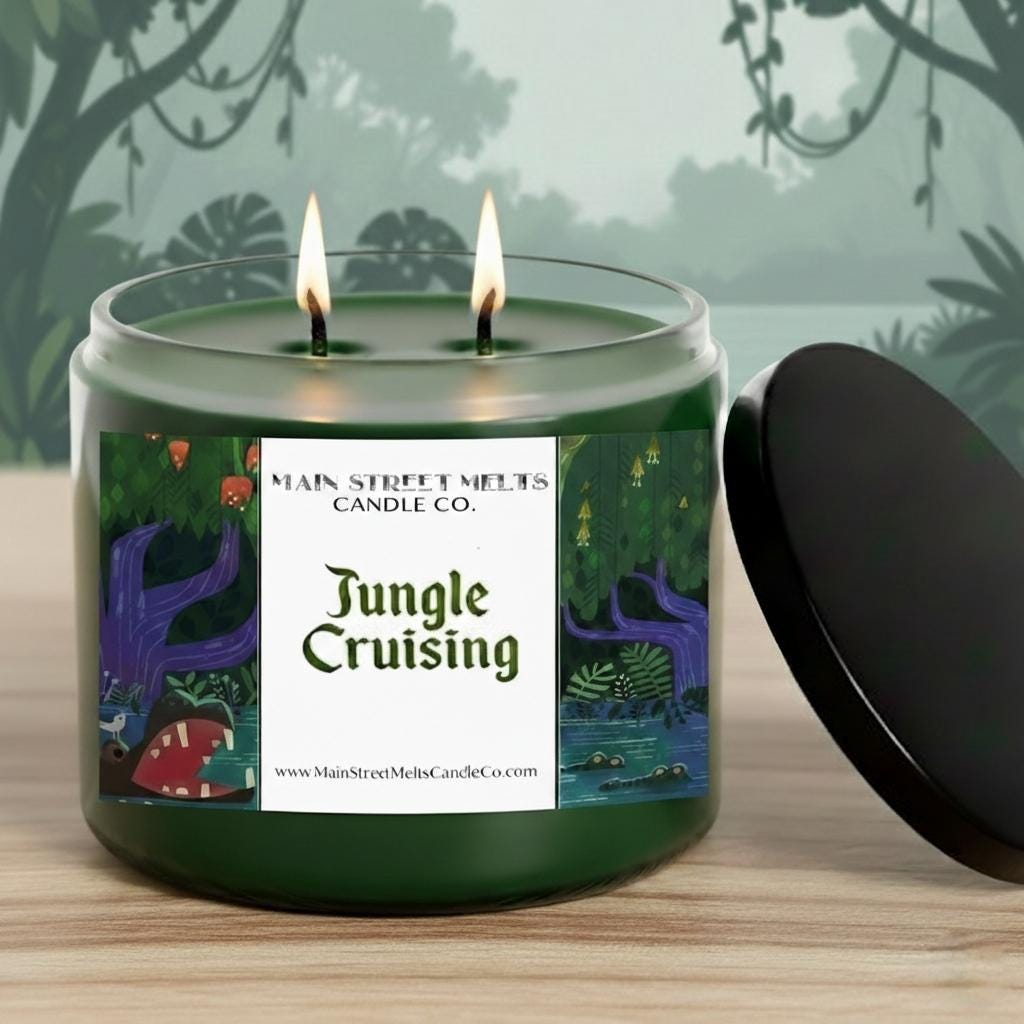 Jungle Cruising | Disney Inspired Scented Soy Candle - Magic Kingdom Fragrance
