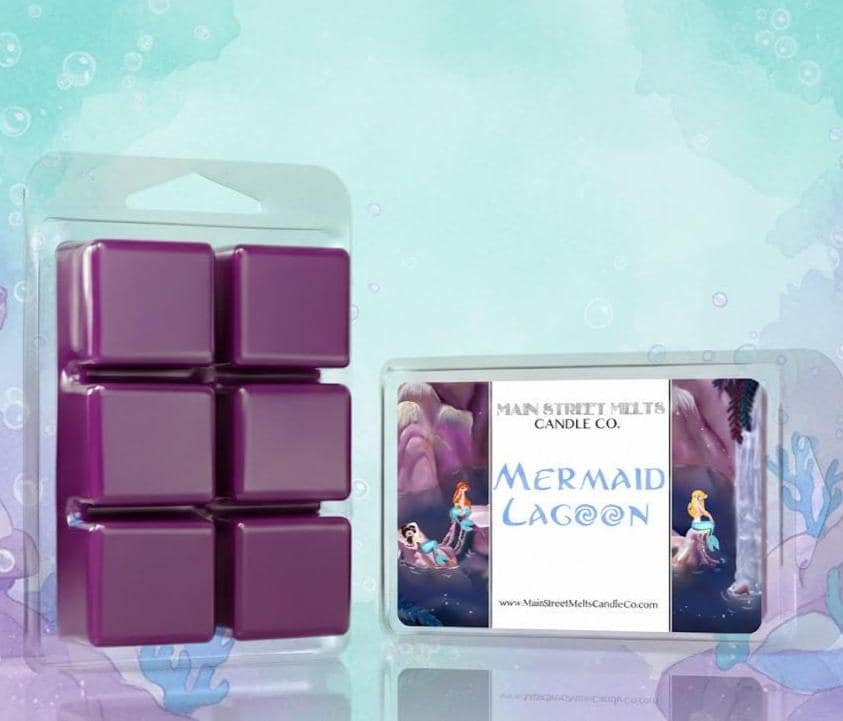 Mermaid Lagoon | Disney Inspired Wax Melt - Scented Soy Candle Tart