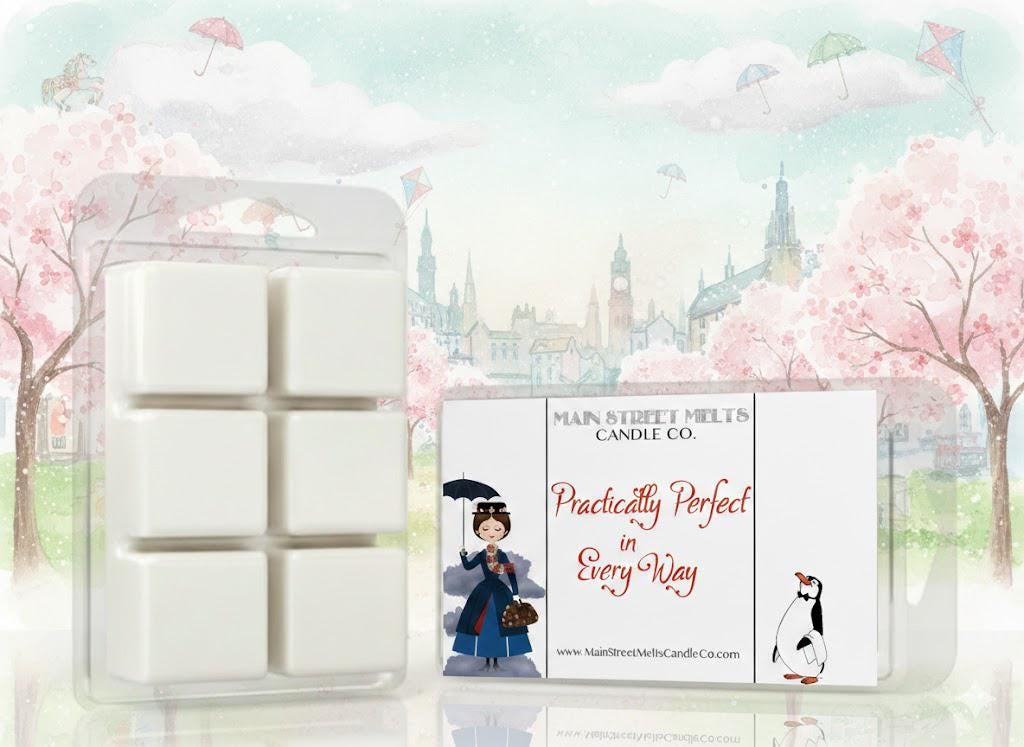 Practically Perfect | Disney Mary Poppins Inspired Wax Melt - Scented Soy Candle Tart