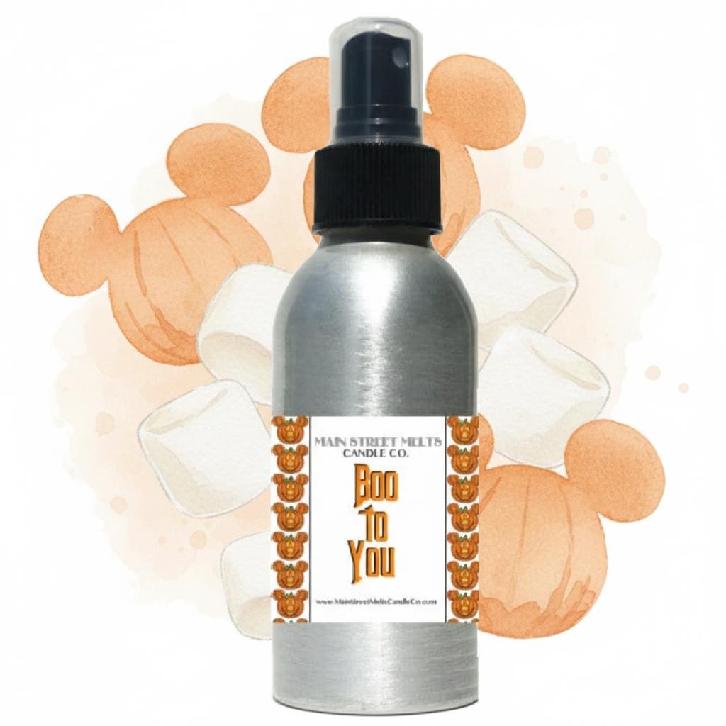 Boo to You Room Spray - Disney Inspired Pumpkin Marshmallow Scent - 4oz Fragrance