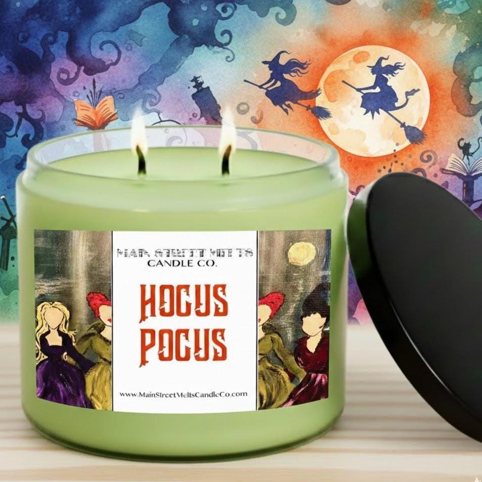 Hocus Pocus | Disney Inspired Scented Soy Candle - Magic Fall Fragrance