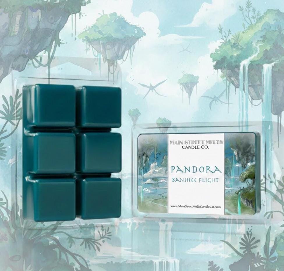 Pandora Banshee Flight | Disney Avatar Inspired Wax Melt - Scented Soy Candle Tart