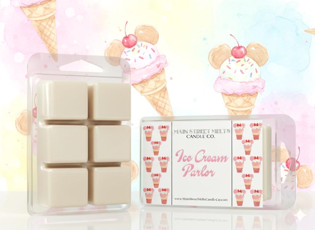 Ice Cream Parlor | Disney Inspired Wax Melt - Scented Soy Candle Tart