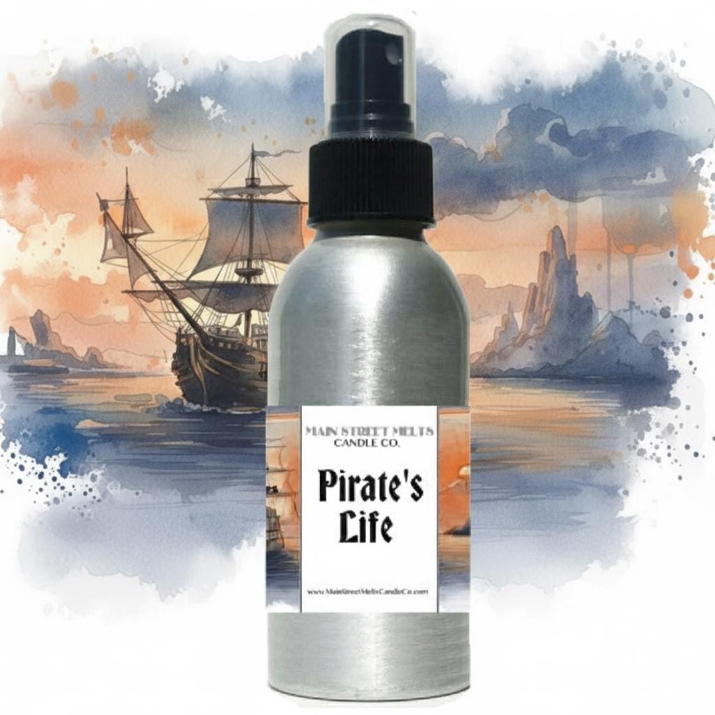 Pirates Life Room Spray - Disney Inspired Scent - 4oz Fragrance