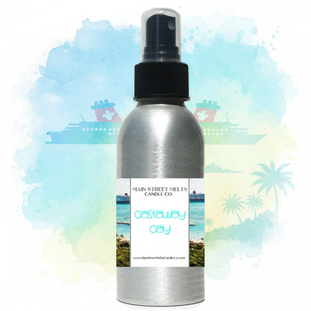 Castaway Cay Cruise Room Spray - Disney Inspired Scent - 4oz Fragrance