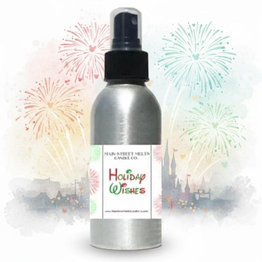 Holiday Wishes Room Spray - Disney Inspired Scent - 4oz Fragrance