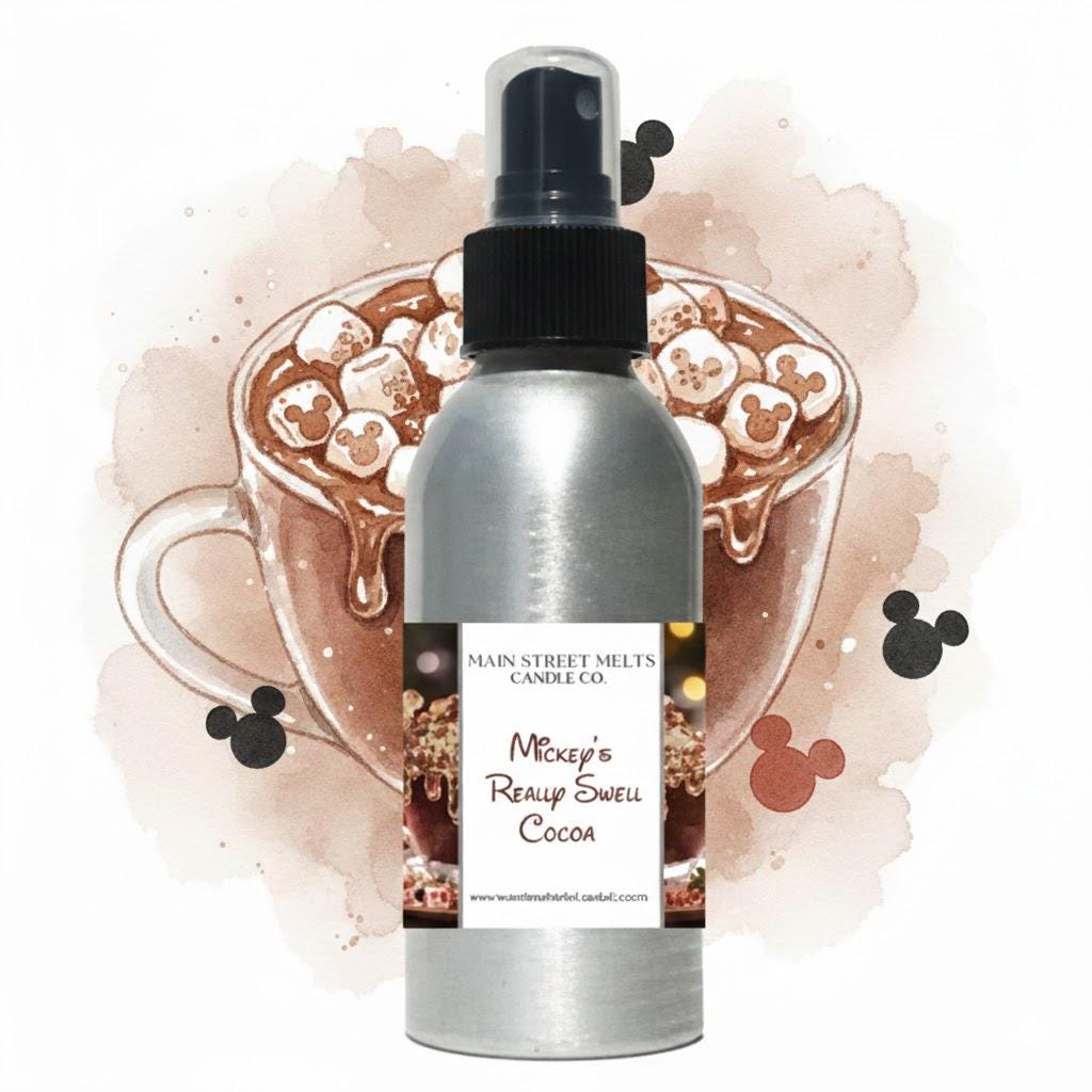 Mickey's Really Swell Cocoa Room Spray - Disney Inspired Scent - 4oz Fragrance