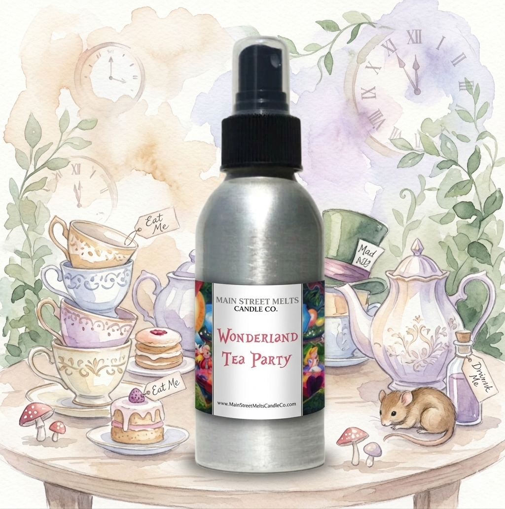 Wonderland Tea Party Room Spray - Disney Inspired Scent - 4oz Fragrance