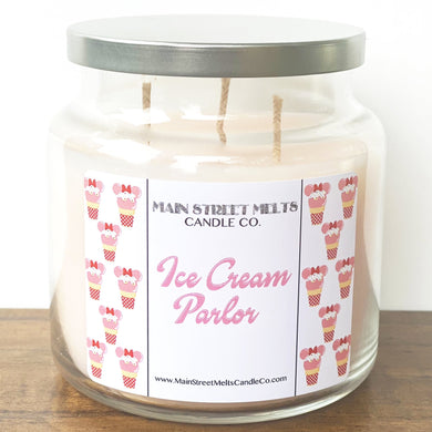 ICE CREAM PARLOR Candle 18oz