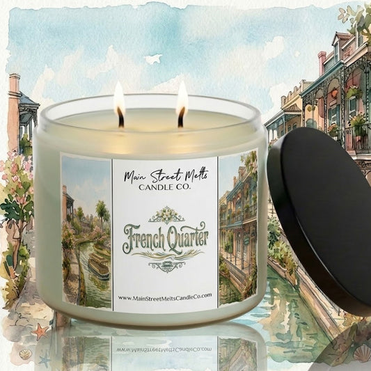 French Quarter | Disney Inspired Scented Soy Candle - Port Orleans Fragrance