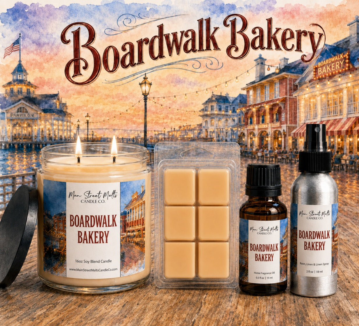 Boardwalk Bakery Collection | Disney Inspired Fragrance