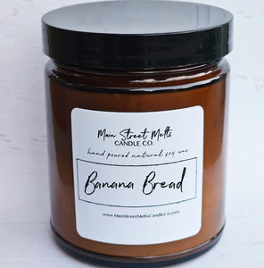 Banana Bread 9oz Jar Candle