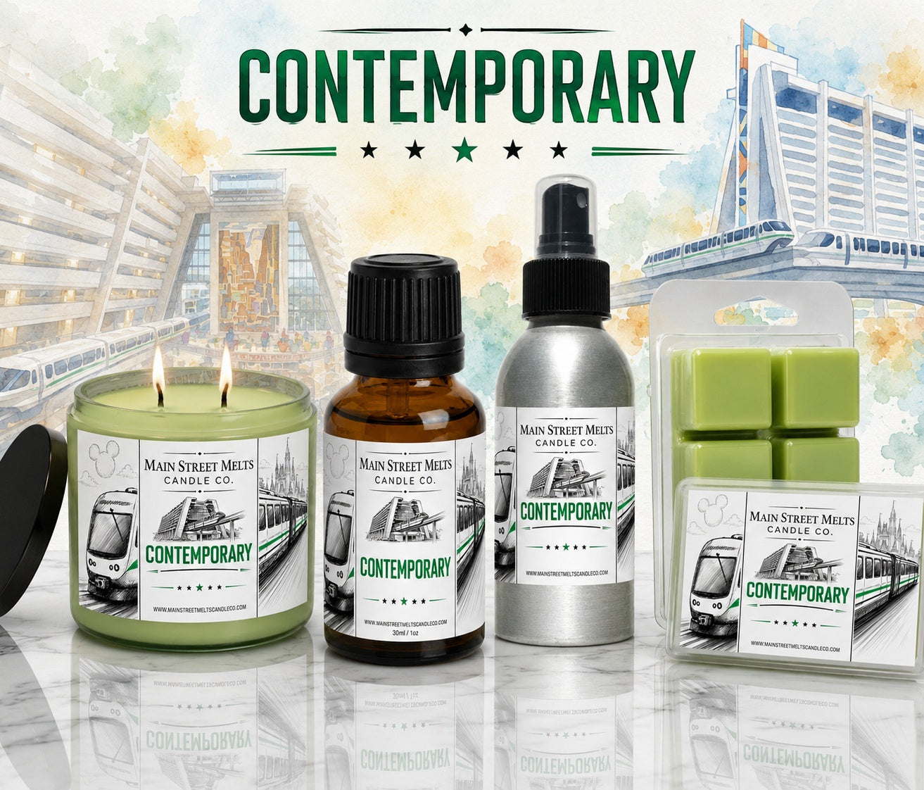 Contemporary Collection | Disney Resort Inspired Fragrance