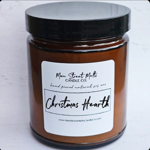 Christmas Hearth 9oz Jar Candle