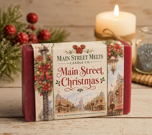Main Street Christmas Disney Inspired Bar Soap - Cranberry Scent