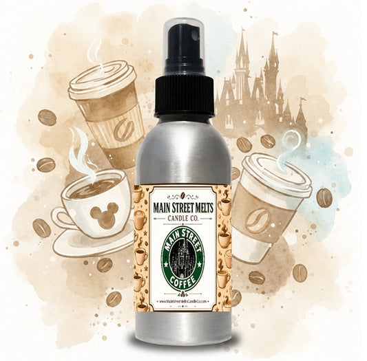 Main Street Coffee Room Spray - Disney Inspired Scent - 4oz Fragrance
