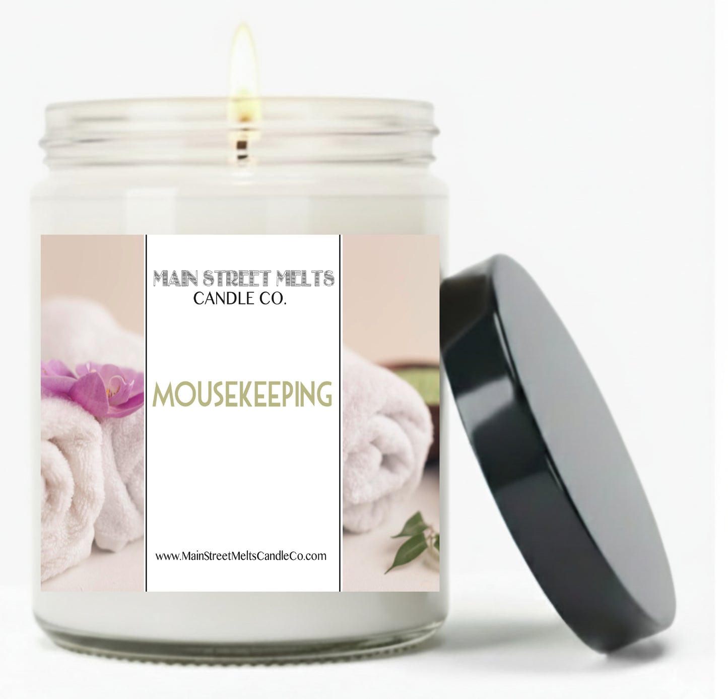 Mousekeeping | Disney Inspired Scented Soy Candle - Clean Linen Fragrance