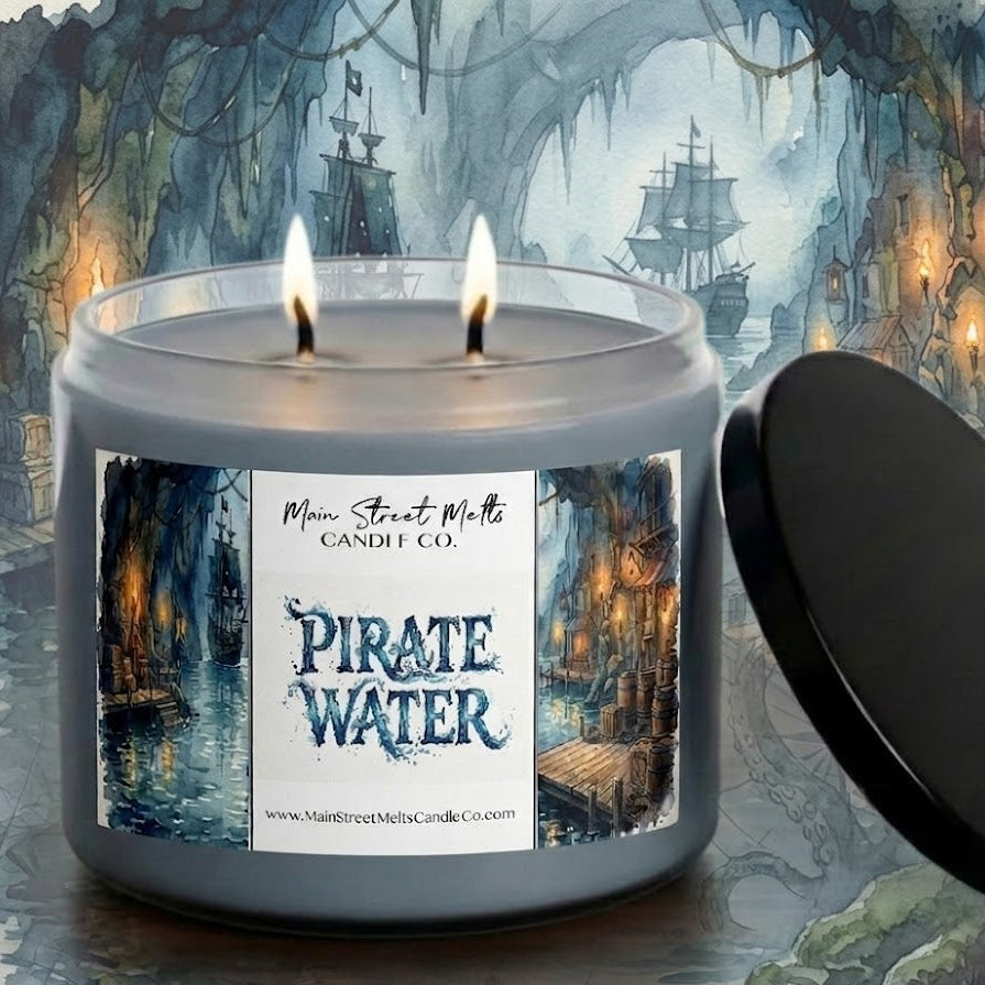 Pirate Water | Disney Inspired Scented Soy Candle - Pirates of the Caribbean Fragrance