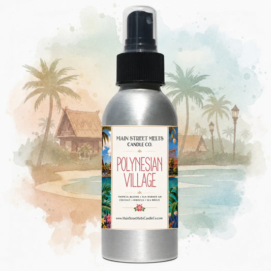 Polynesian Village Resort Room Spray - Disney Inspired Scent - 4oz Fragrance