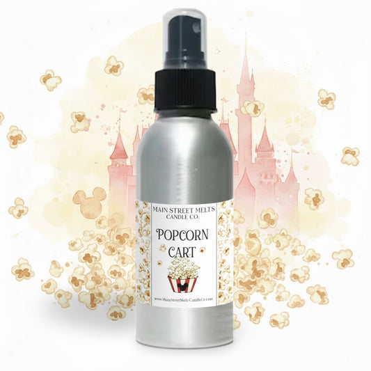 Popcorn Cart Room Spray - Disney Inspired Scent - 4oz Fragrance