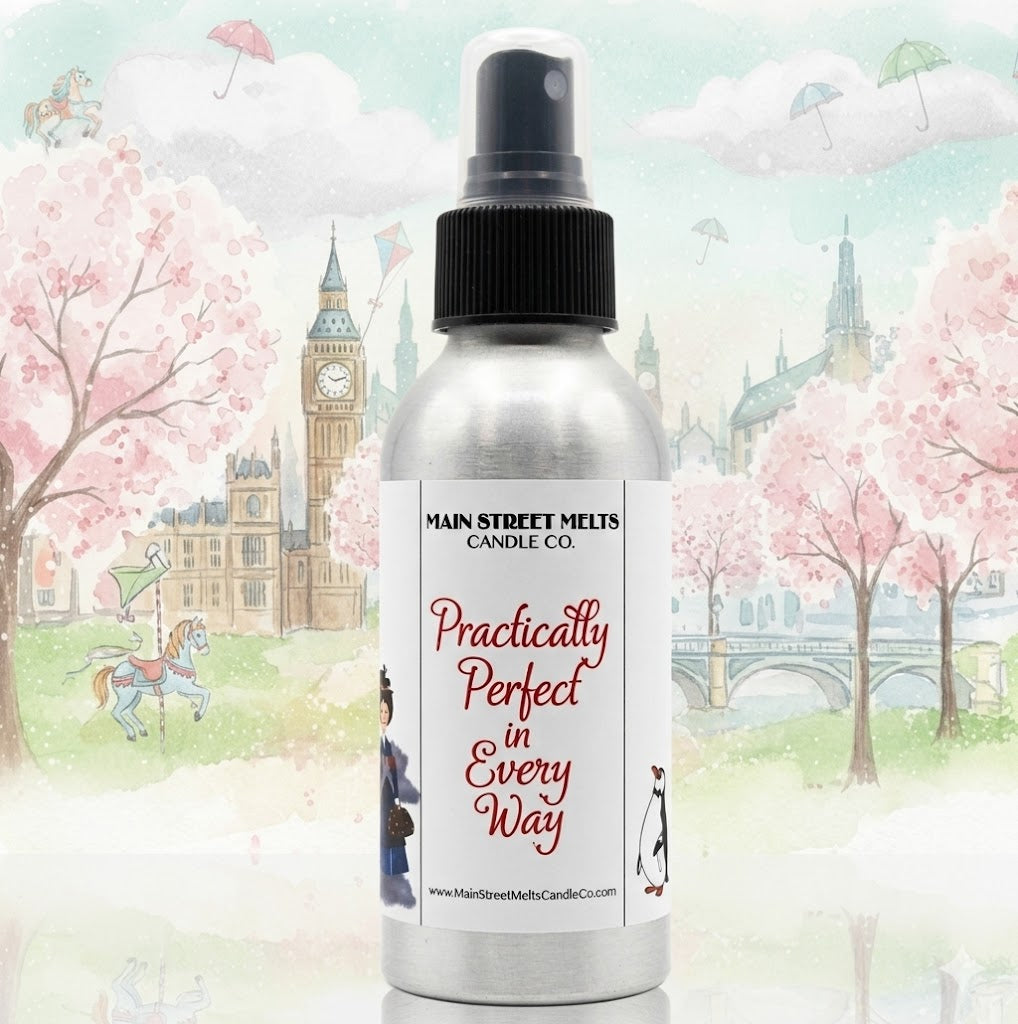 Practically Perfect Room Spray - Disney Inspired Cherry Blossom Scent - 4oz Fragrance