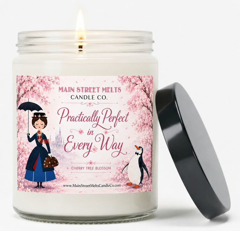 Practically Perfect | Disney Inspired Scented Soy Candle - Mary Poppins Fragrance