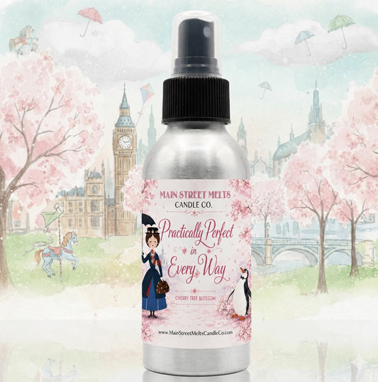 Practically Perfect Room Spray - Disney Inspired Cherry Blossom Scent - 4oz Fragrance