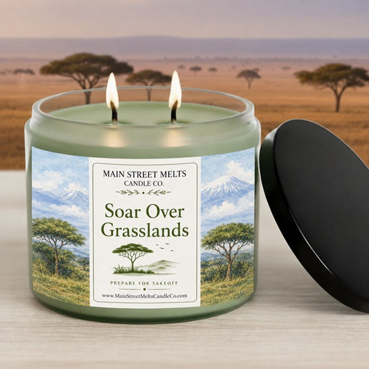 Soar Over Grasslands | Disney Inspired Scented Soy Candle - Soarin' Fragrance