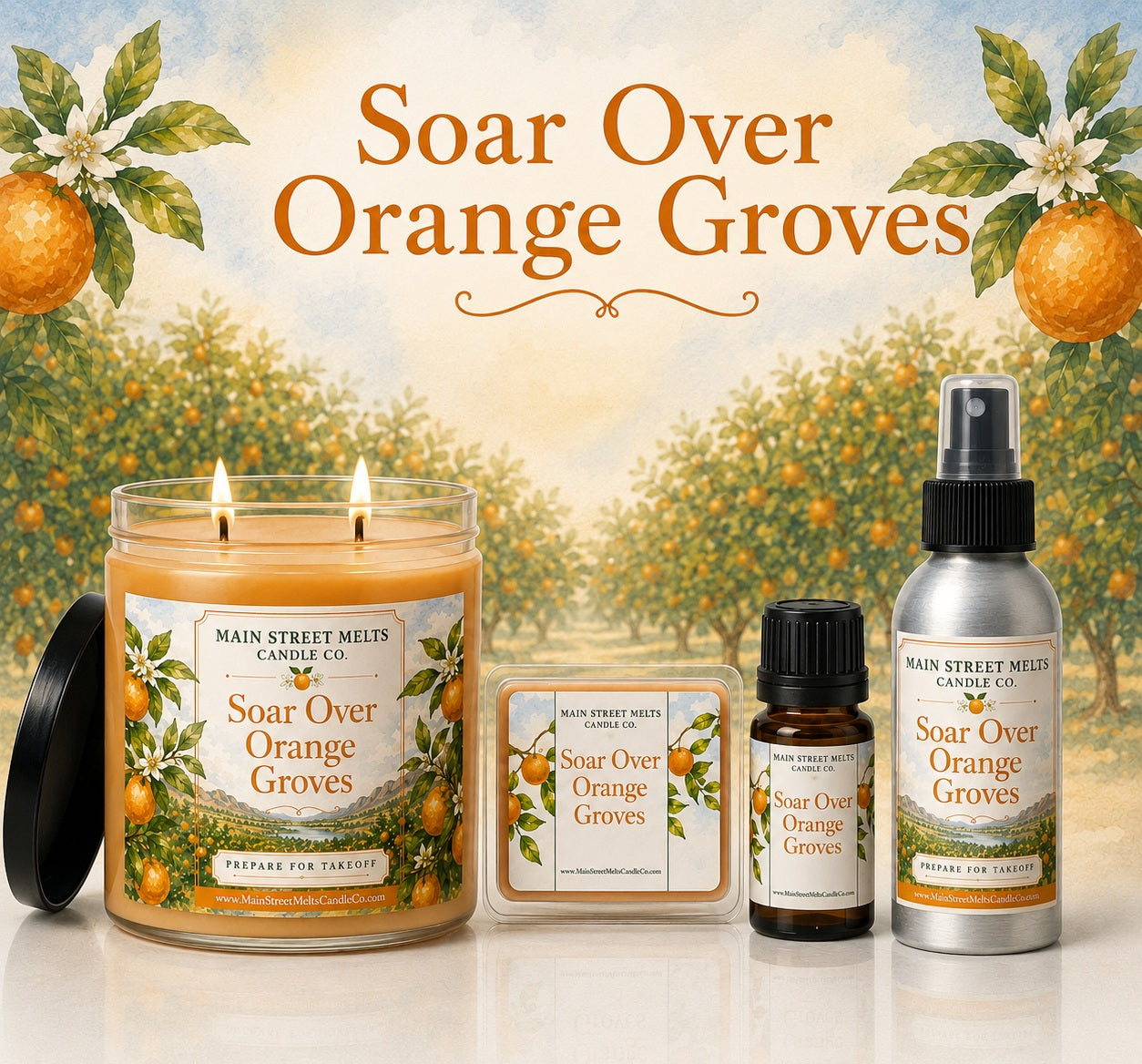 Soar Over Orange Groves Collection | Disney Inspired Fragrance