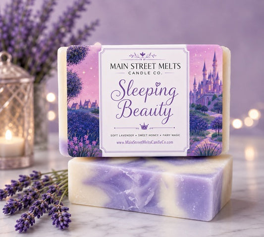 Sleeping Beauty Disney Inspired Bar Soap - Lavender Honey Scent