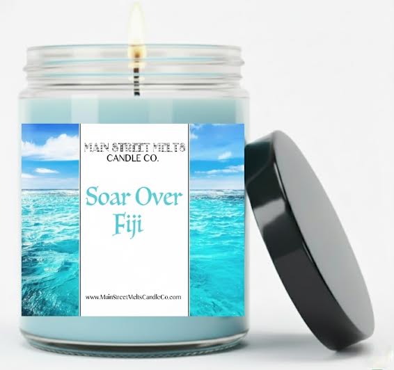 Soar Over Fiji | Disney Inspired Scented Soy Candle - Soarin' Fragrance