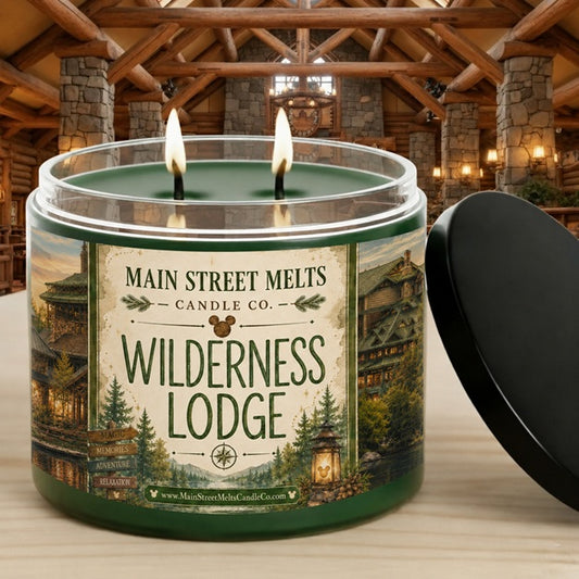 Wilderness Lodge | Disney Inspired Scented Soy Candle - Resort Lobby Fragrance