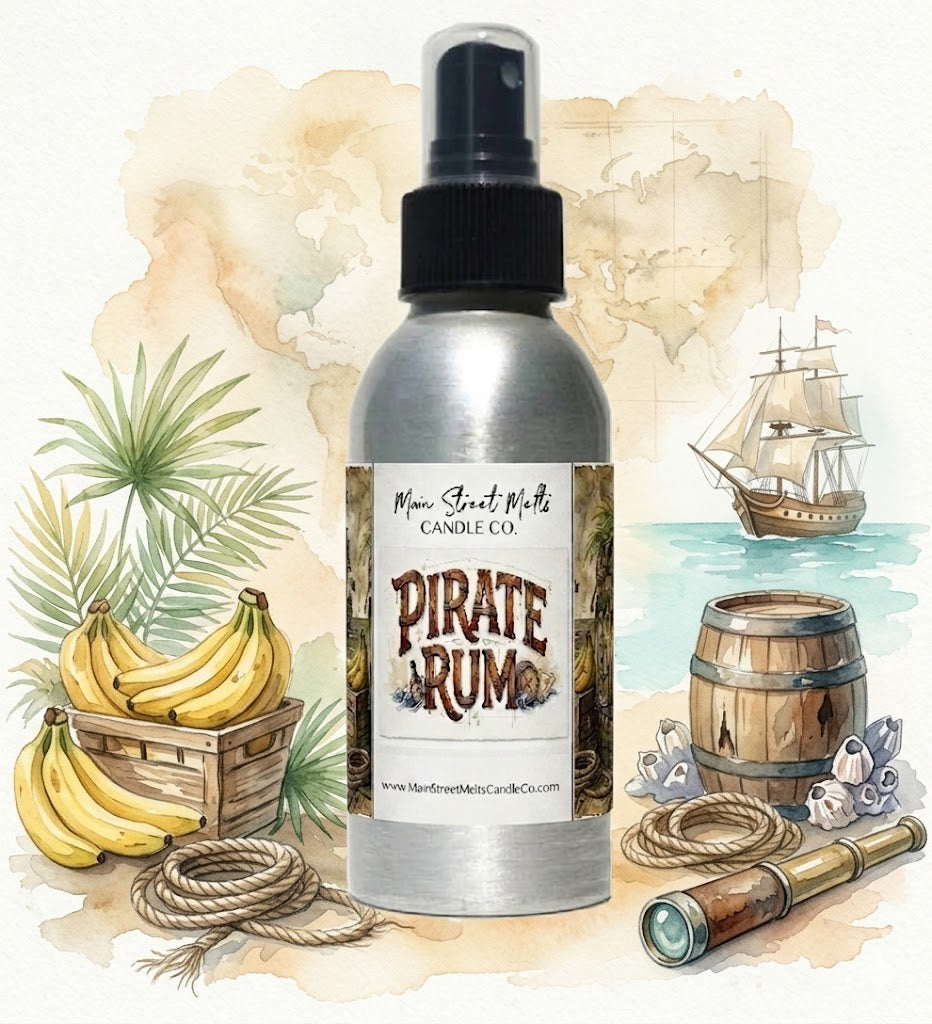 Pirate Rum Room Spray - Disney Inspired Scent - 4oz Fragrance