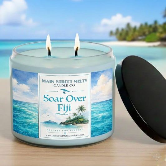 Soar Over Fiji | Disney Inspired Scented Soy Candle - Soarin' Fragrance