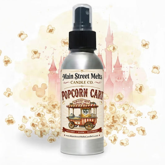 Popcorn Cart Room Spray - Disney Inspired Scent - 4oz Fragrance