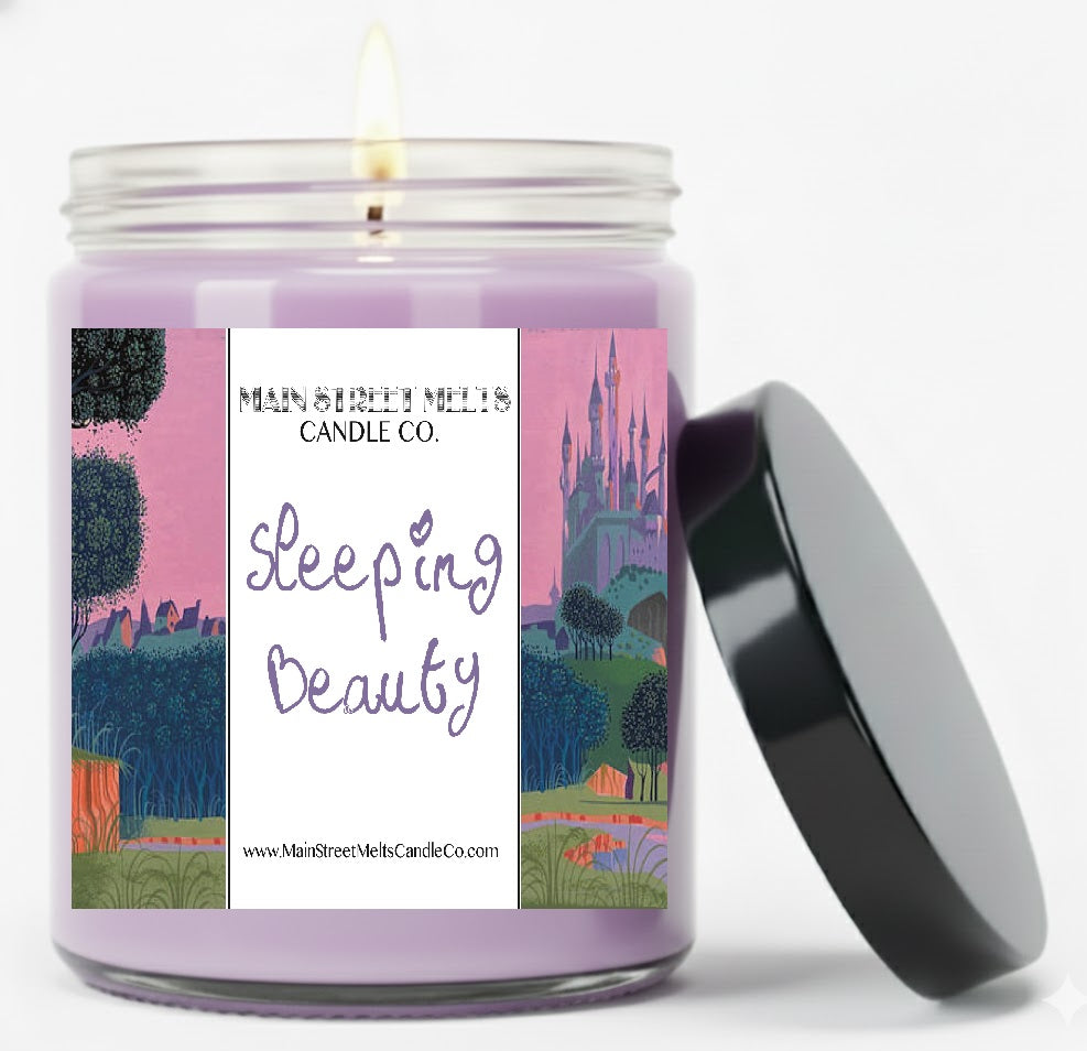 Sleeping Beauty | Disney Inspired Scented Soy Candle - Lavender Honey Fragrance