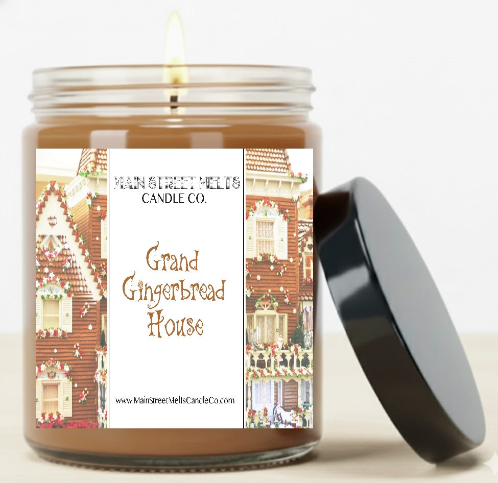 Grand Gingerbread House | Disney Inspired Scented Soy Candle - Resort Christmas Fragrance