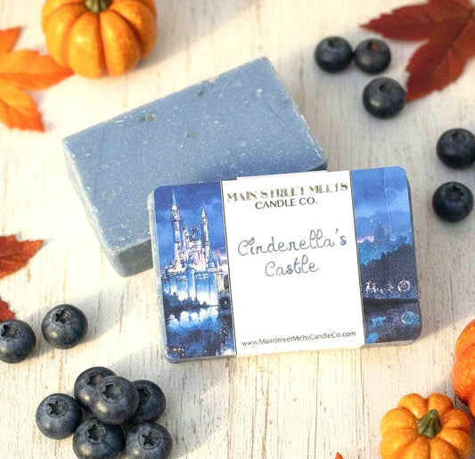 Cinderella's Castle Disney Inspired Bar Soap Blueberry Pumpkin Scented