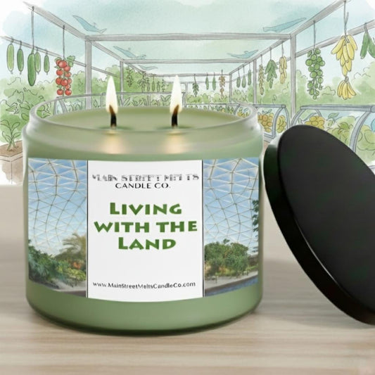 Living with the Land | Disney Inspired Scented Soy Candle - Herb Garden Epcot Fragrance