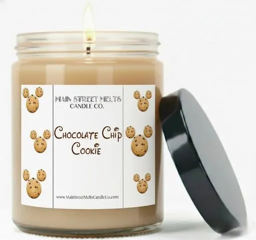 Chocolate Chip Cookie | Disney Inspired Scented Soy Candle - Theme Park Fragrance
