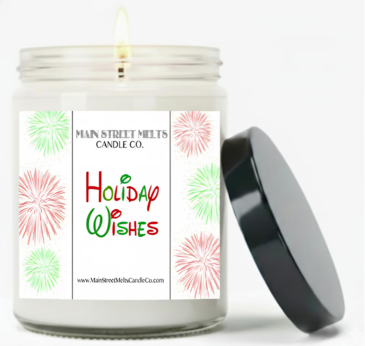 Holiday Wishes | Disney Inspired Scented Soy Candle - Theme Park Christmas Fragrance