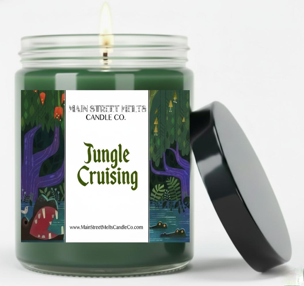 Jungle Cruising | Disney Inspired Scented Soy Candle - Magic Kingdom Fragrance